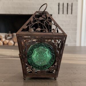 Vintage 1990’s PartyLite Retired La Rosetta Hanging Lantern